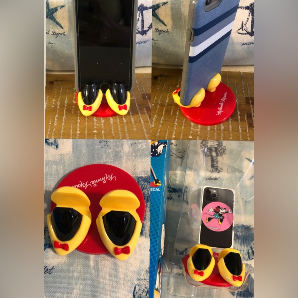 ❌Disney & Friends Phone Stand Pen Envelope Photo Holder MickeyMouse Minnie